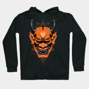 yokai mask oni japan Hoodie